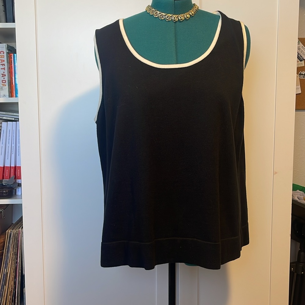 Plus size knitted tank Jones New York
